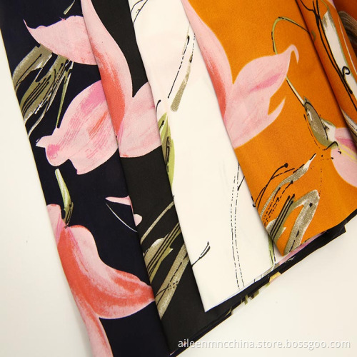 Popular rayon challis fabric 45s